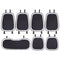 Deluxe Houndstooth Breathable Mesh Car Seat Cover Full Set