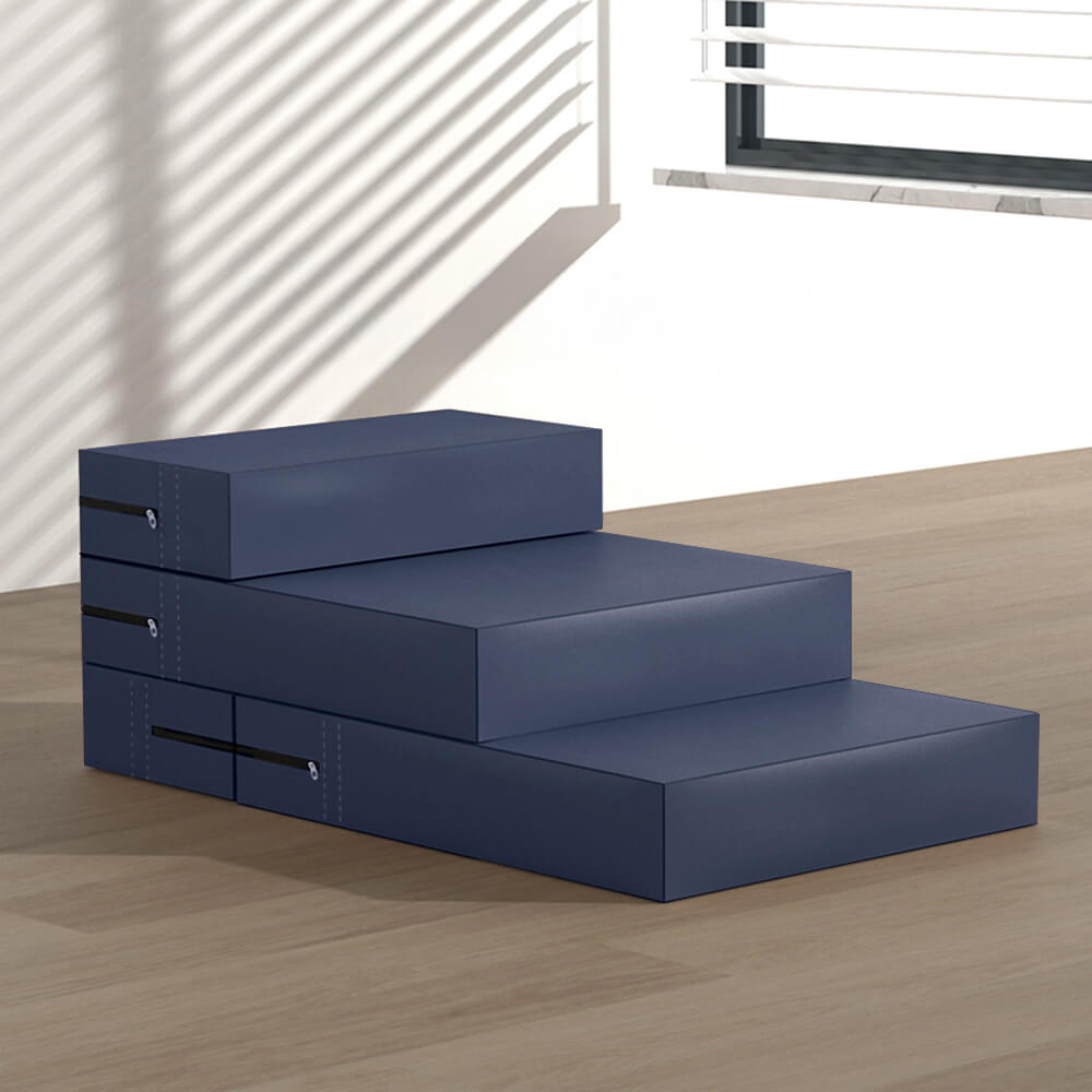 Waterproof Washable PU Leather Modular Multi-Level Pet Stairs