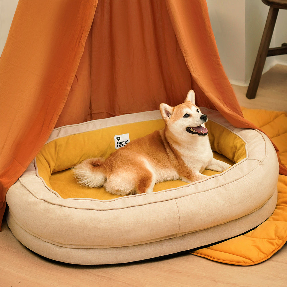 Donut Fluffy Orthopedic Dog Bed - FUNNYFUZZY