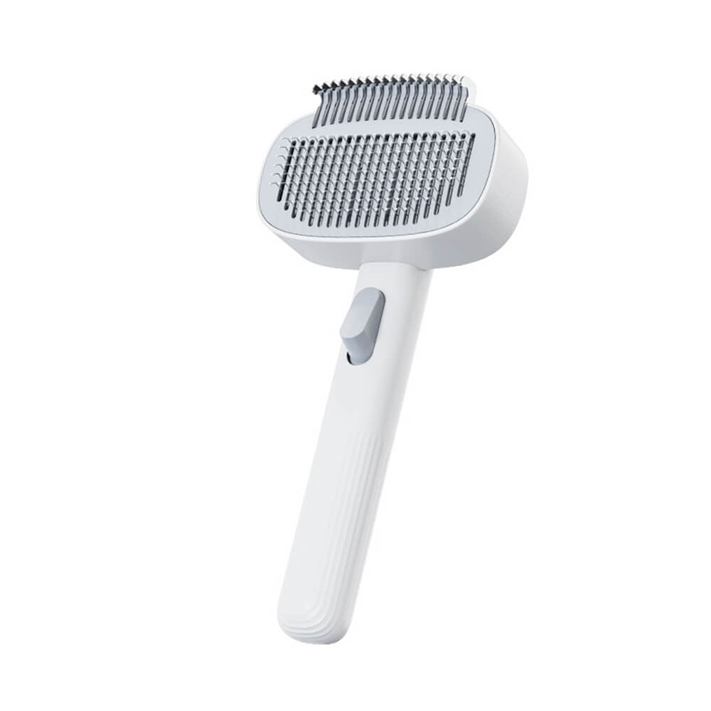 2 In 1 Self-Cleaning Dual-Head Shedding and Dematting Tool Pet Grooming Brush