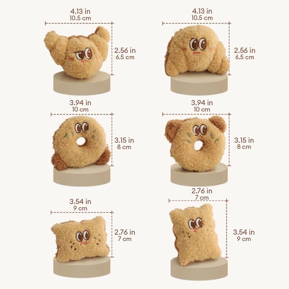 Baked Treats Plush Interactive Playful Cat Toy Set