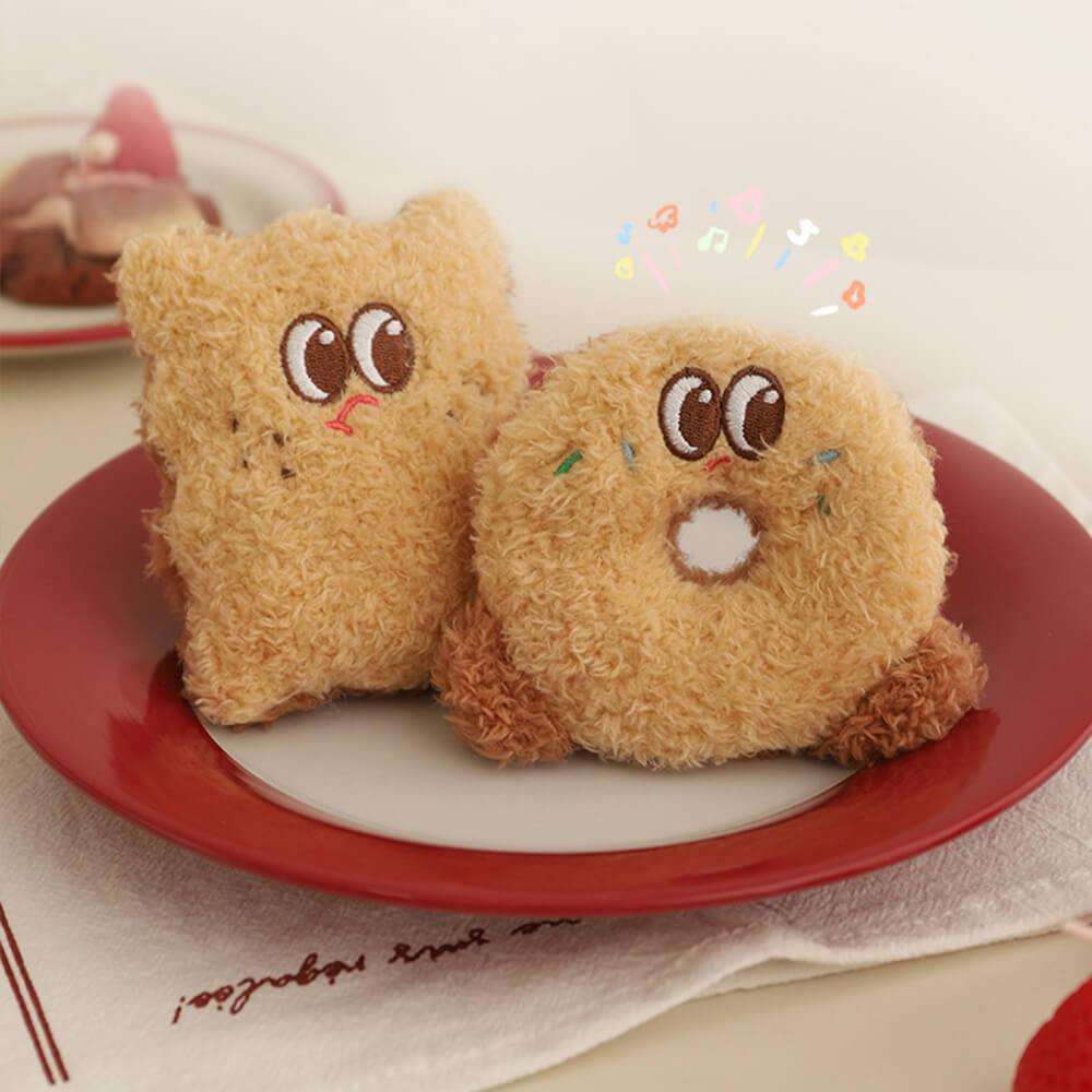 Baked Treats Plush Interactive Playful Cat Toy Set