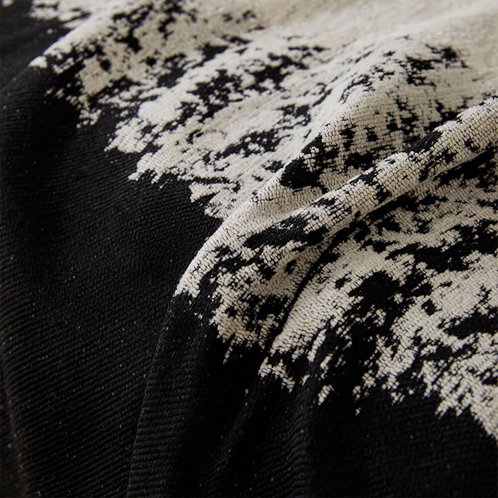 Chenille Short Velvet Artistic Pattern Throw Couch Cover