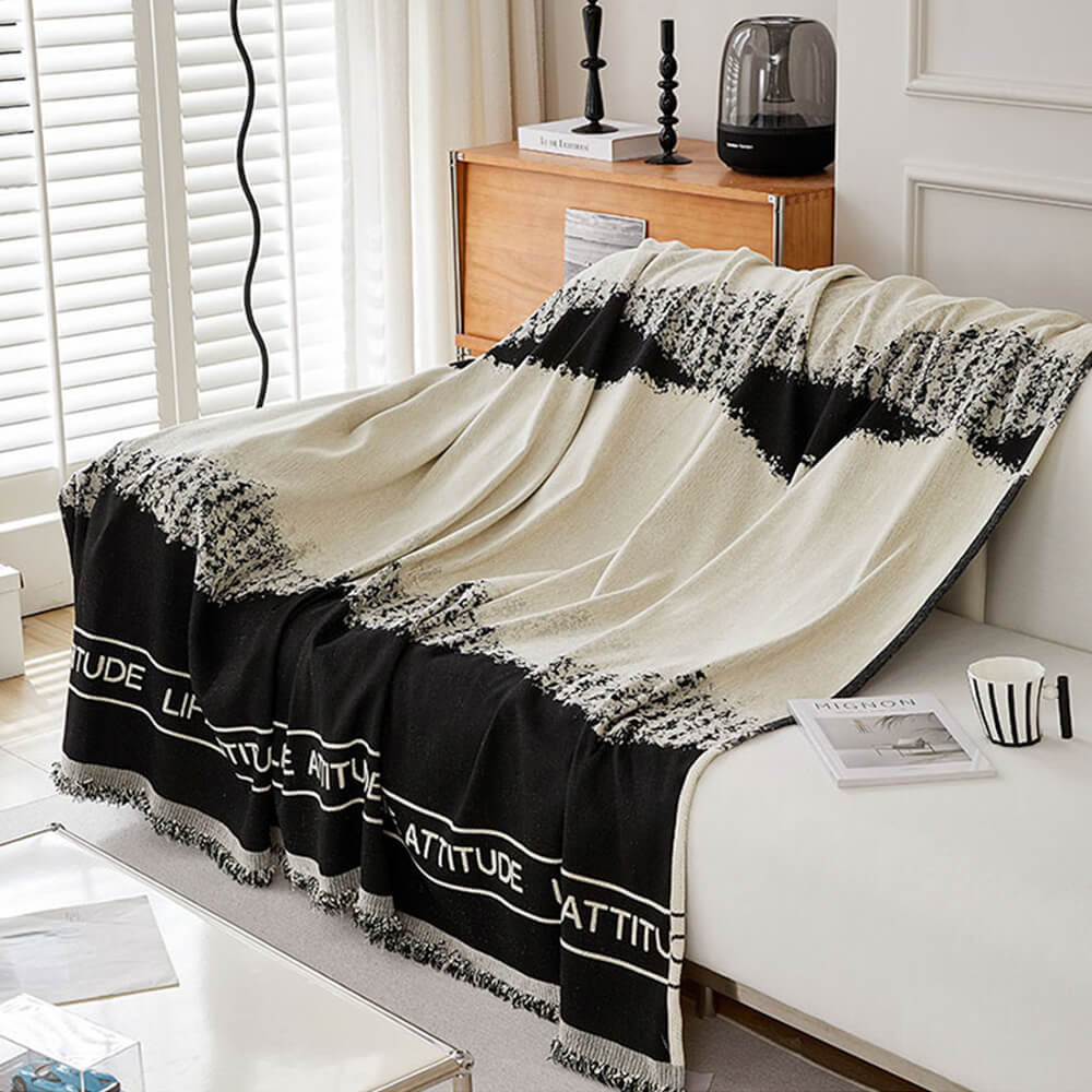 Chenille Short Velvet Artistic Pattern Throw Couch Cover