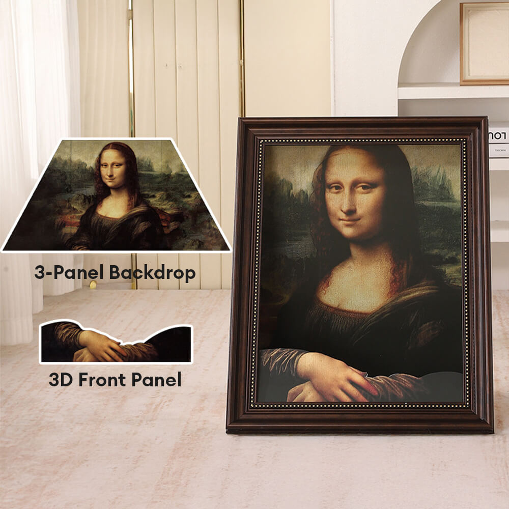 Classic Oil Painting Art-Inspired Decor 3D Cat Scratcher Cat Bed