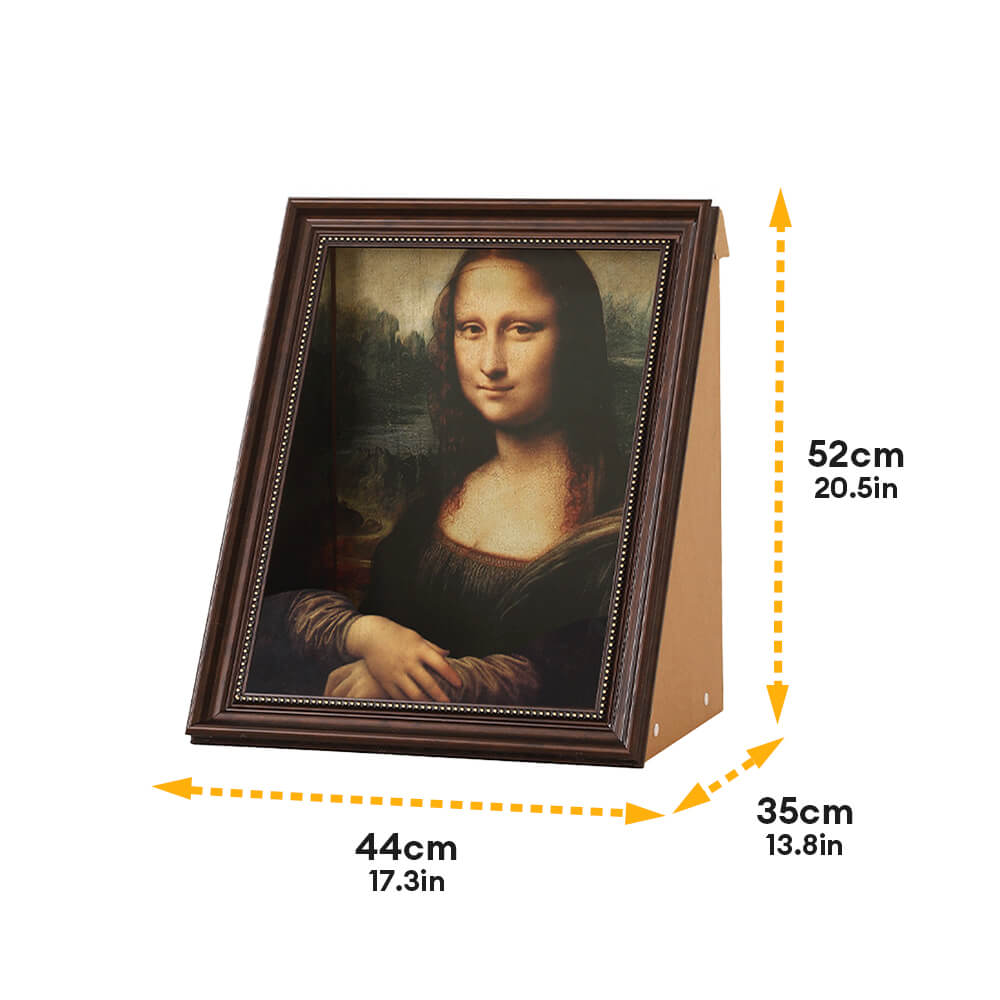 Classic Oil Painting Art-Inspired Decor 3D Cat Scratcher Cat Bed