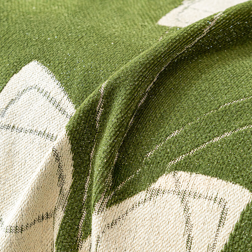 Elegant Reversible Chenille Patterned Throw Couch Cover