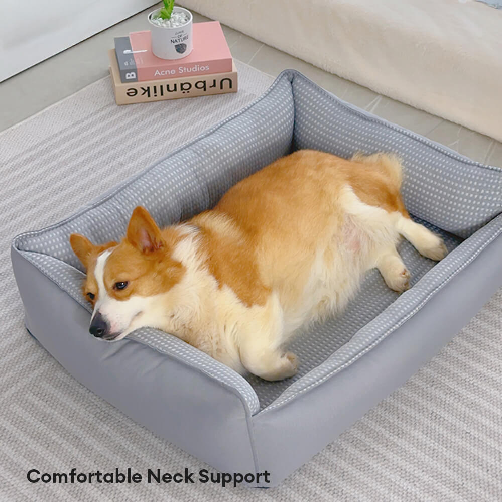 Fluffy Breathable Cooling Washable Dog Sofa Bed