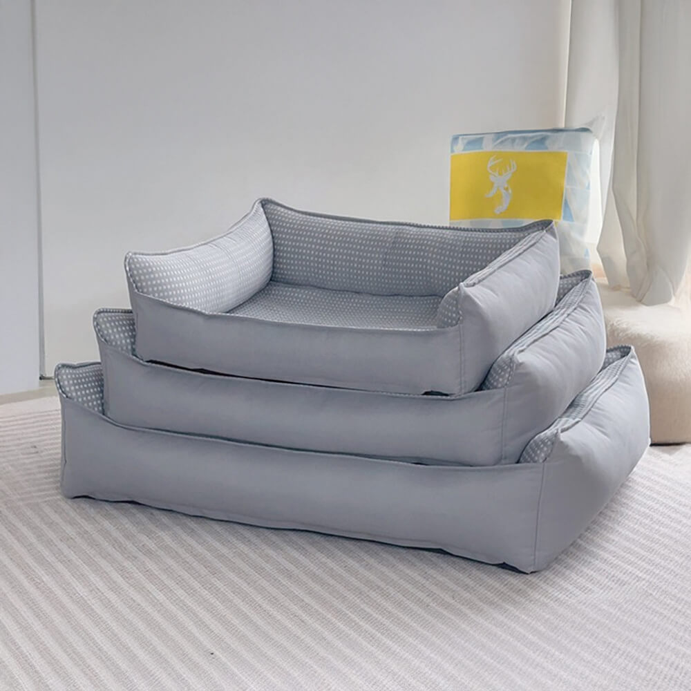 Fluffy Breathable Cooling Washable Dog Sofa Bed