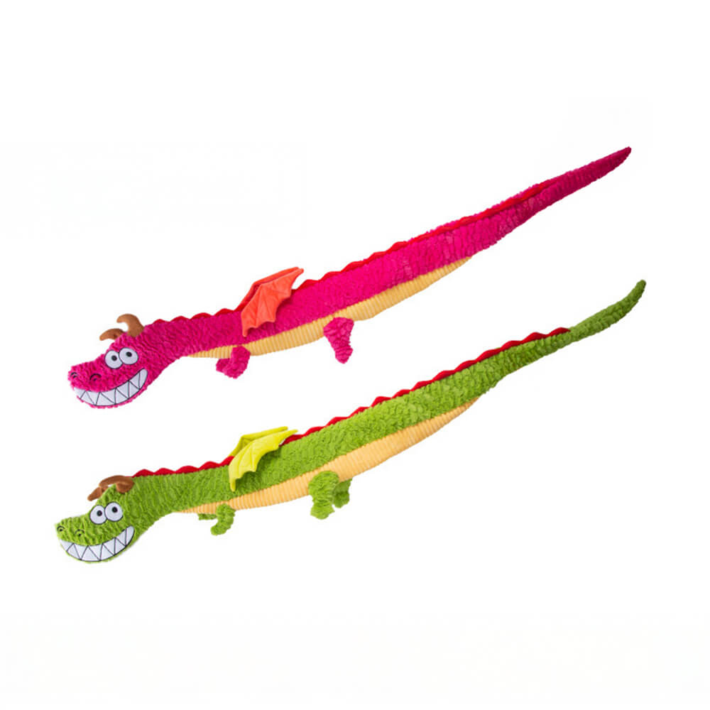 Interactive Crinkle Dragon Tug Toy for Dogs – Squeaky Chew & Pull Dog Toy