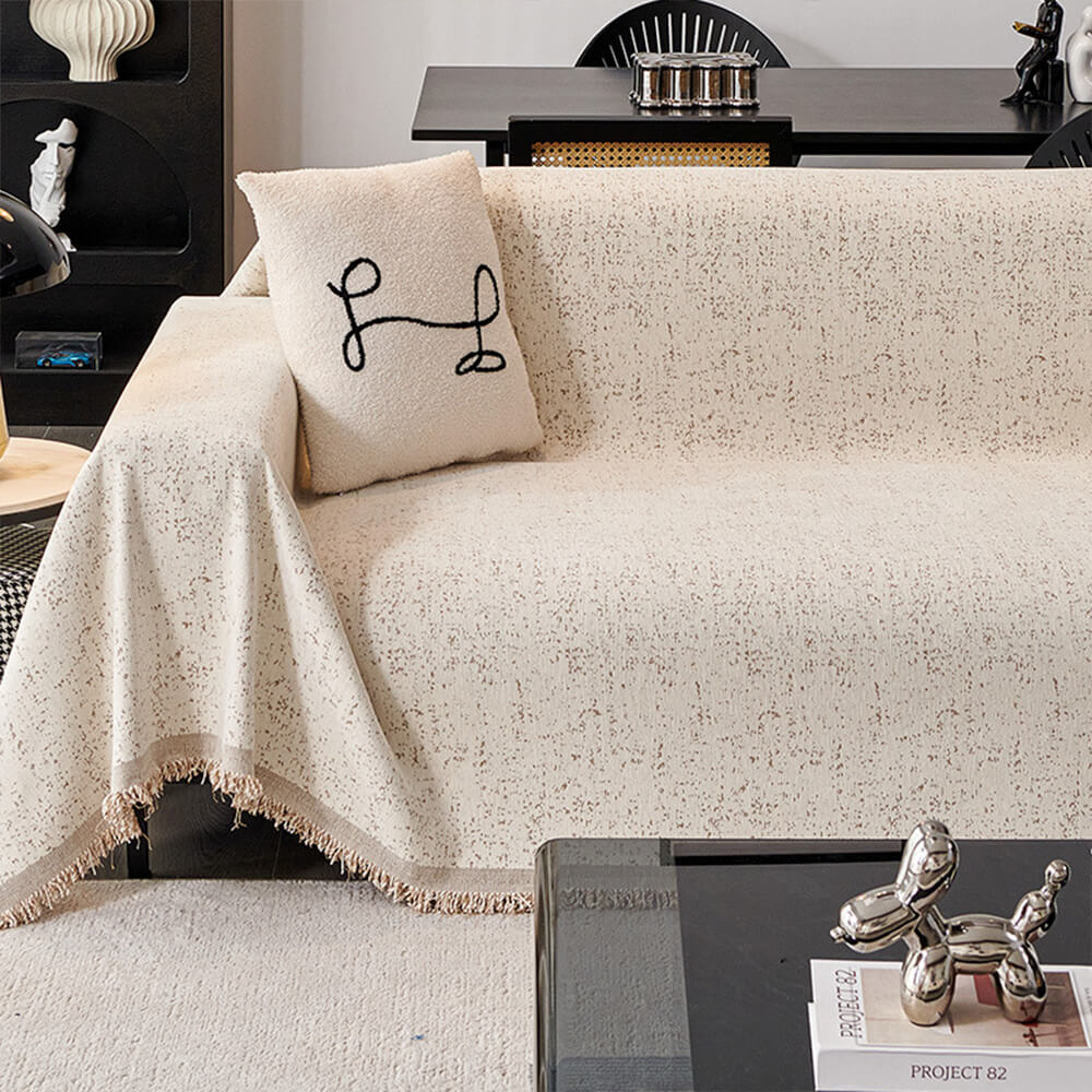 Cobertura moderna de Chenille Minimalista Cobertura completa del sofá Anti-Cat Scratch