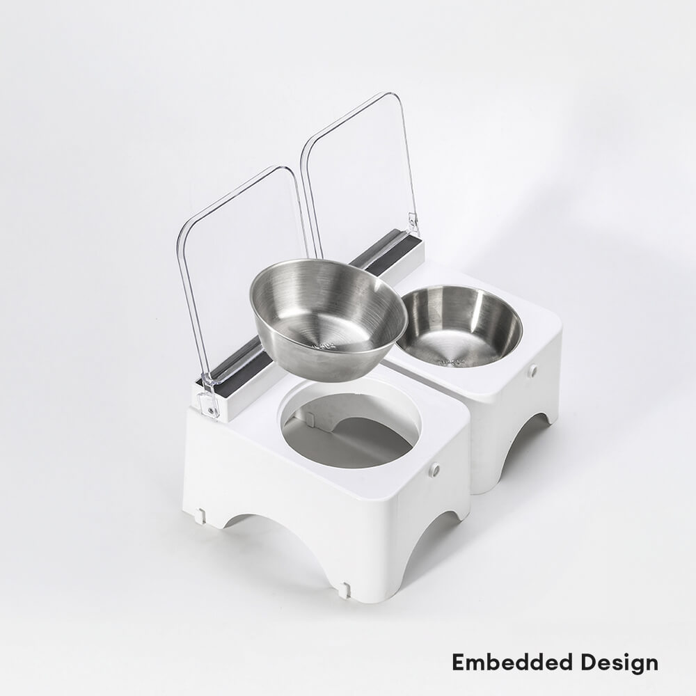 Touch-Free Induction Dustproof Neck Guard Pet Feeder