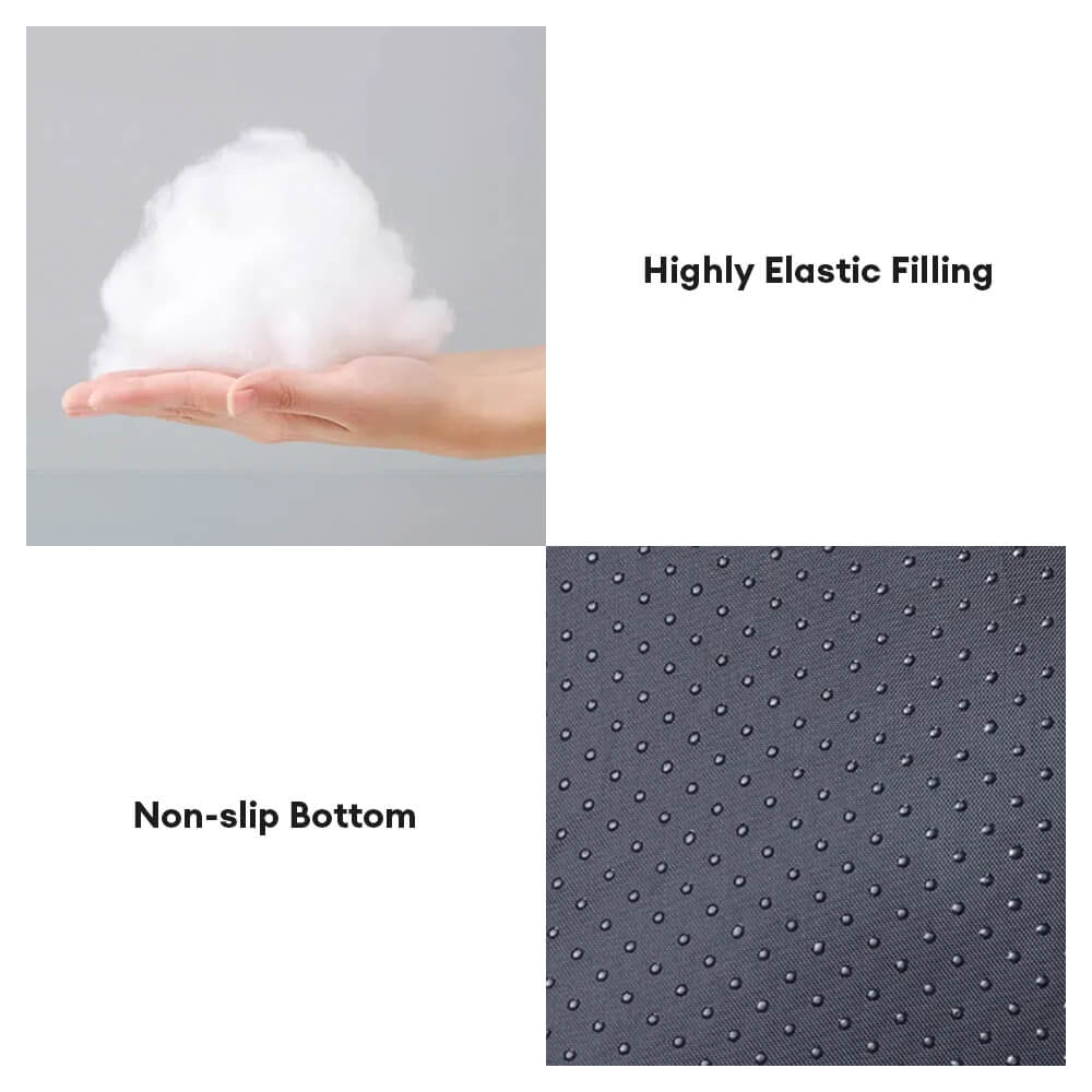 Waterproof Hair-Resistant Oxford Fabric Dog Mat with Minimalist Design