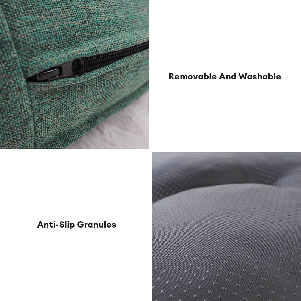 Rectangle Large Waterproof Washable Heavy-Duty Pillow Dog Bed