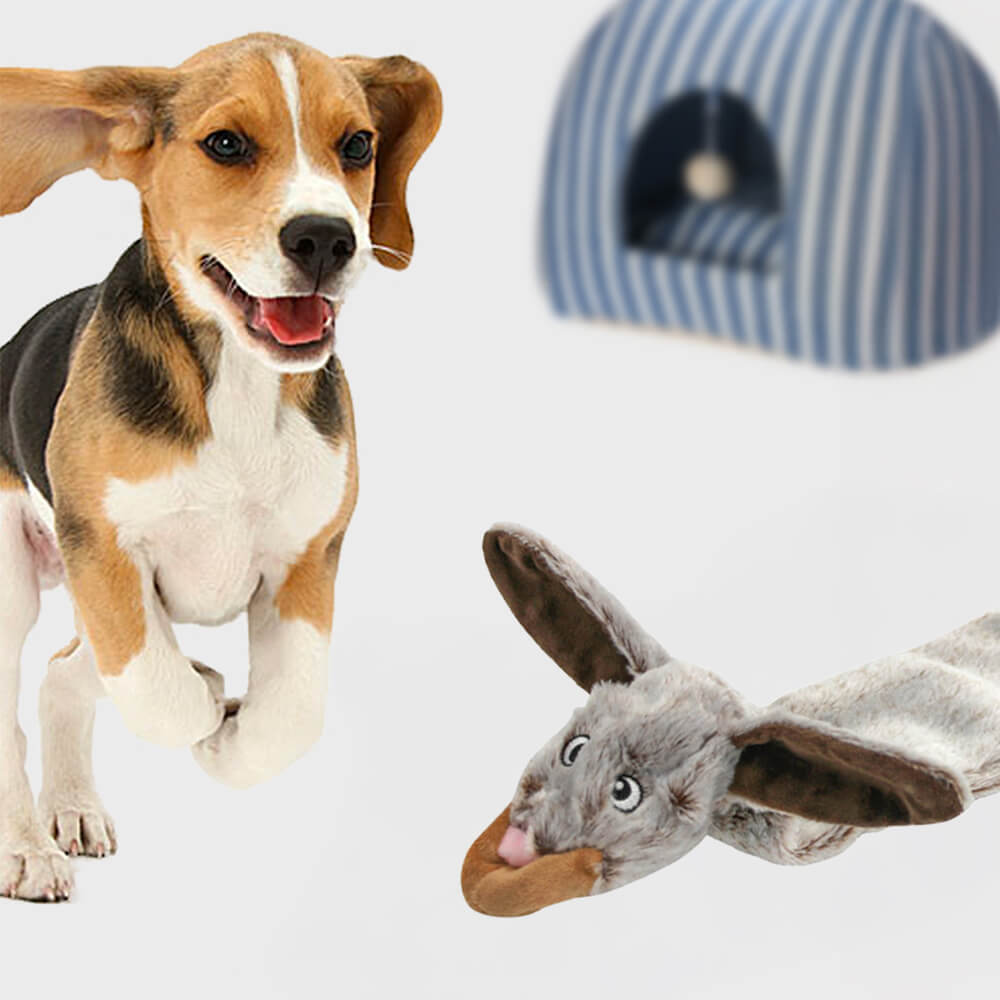 Plush Animal Interactive Squeaky Durable Chew Dog Toy