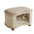All-Season Modern 2-in-1 Enclosed Wooden Cat House Stool