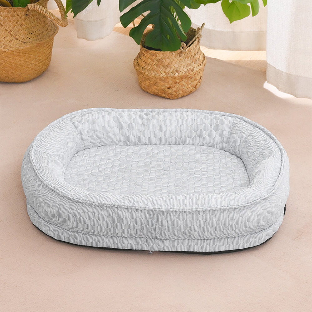 Cooling Comfort Elevated Donut Oval Dog Bed