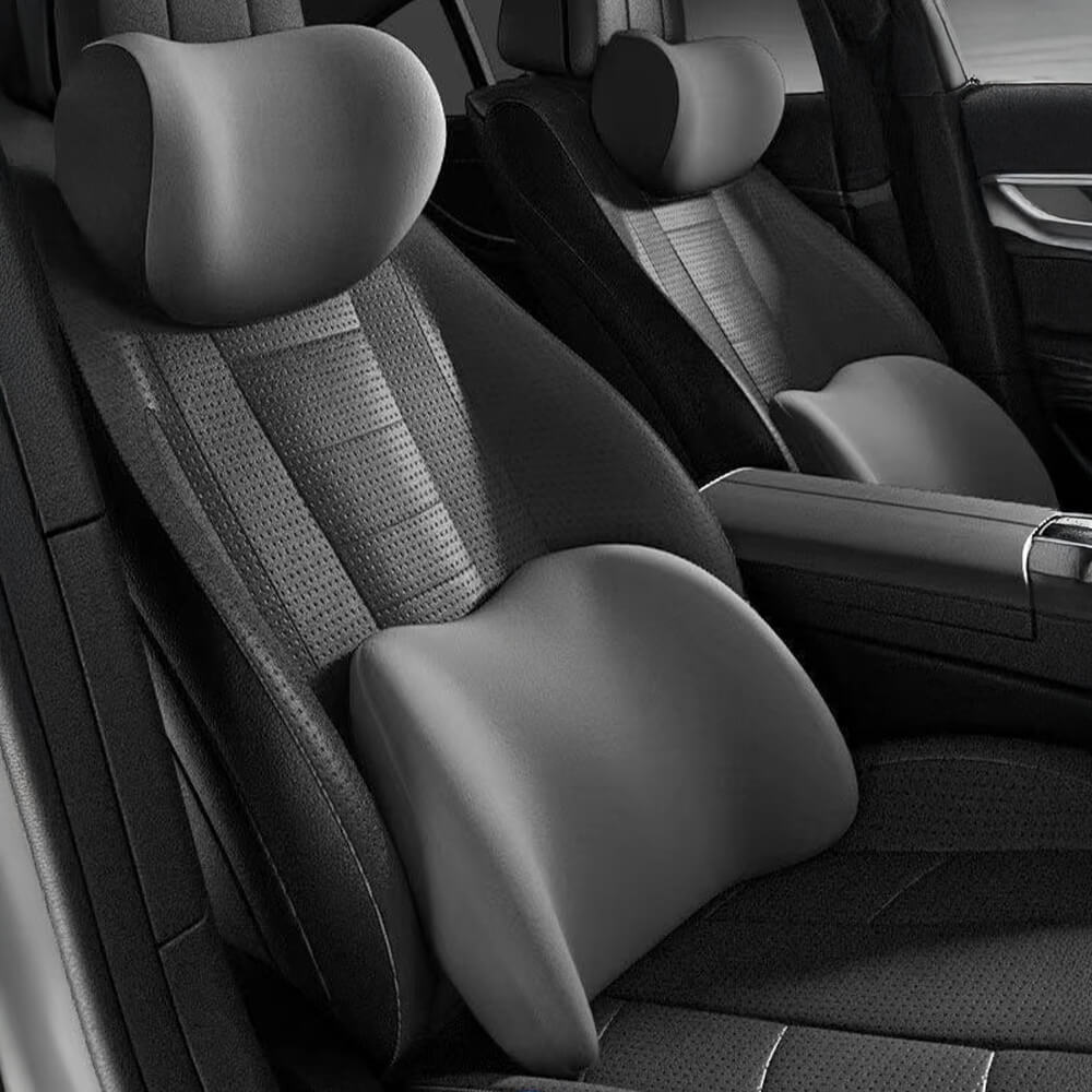 High-Density Memory Foam Neck & Back Support Car Pillow