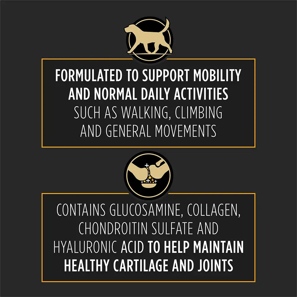Hip and Joint Health Supplement Chews for Large Dogs – 30 Count Pouch for Glucosamine Support
