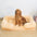 Long Plush - Square Surround Support Deep Sleep Dog Bed