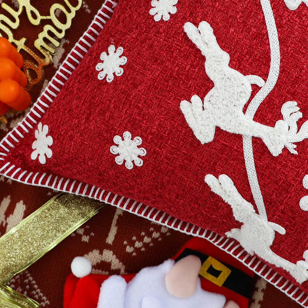 Dekoratives Lendenkissen für das Sofa „Merry Christmas Holiday“.