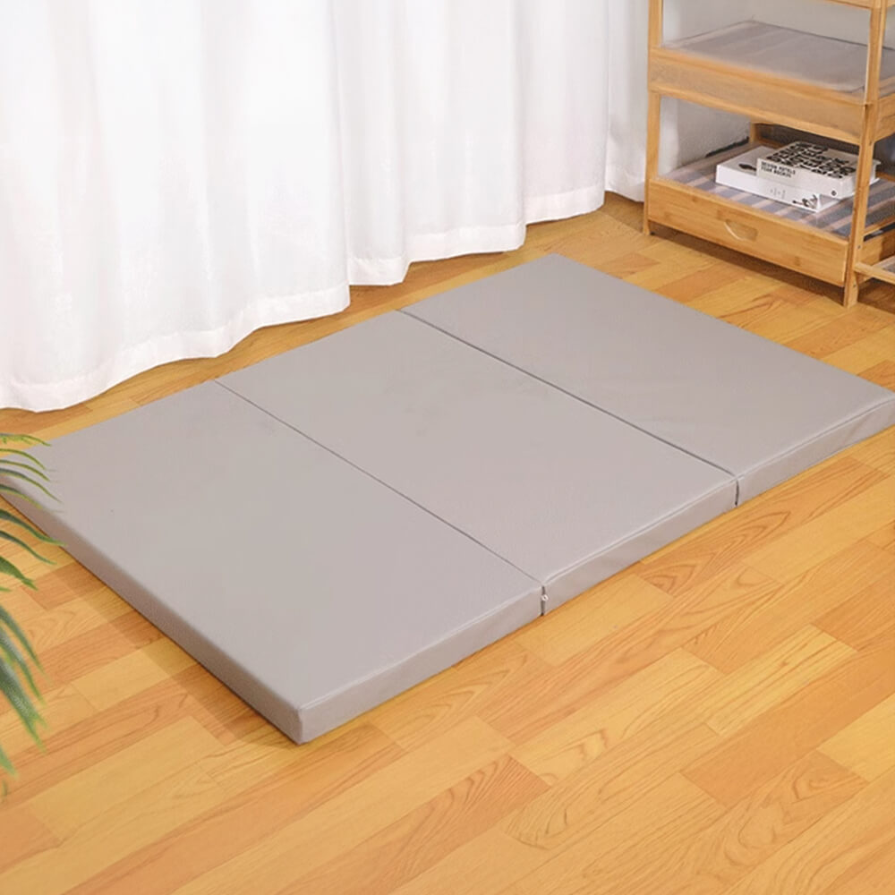 Alfombra de perros plegable ortopédico de cuero PU impermeable
