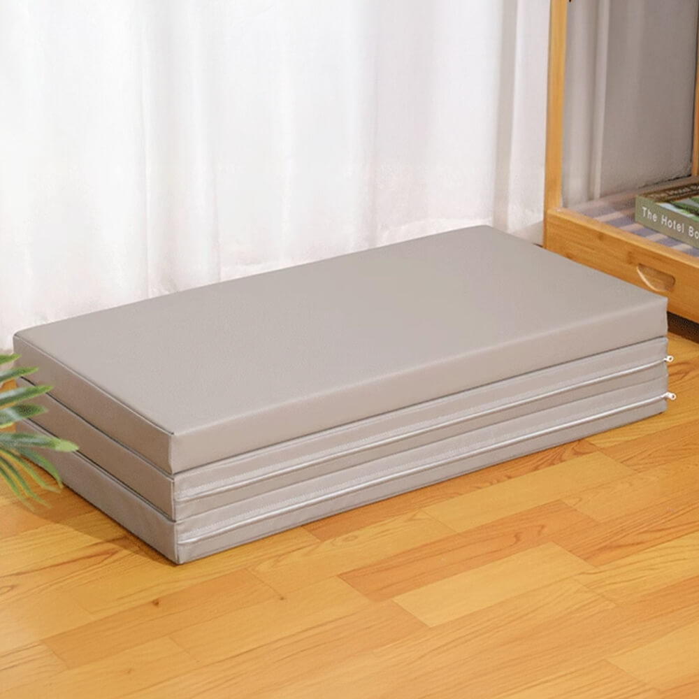 Alfombra de perros plegable ortopédico de cuero PU impermeable