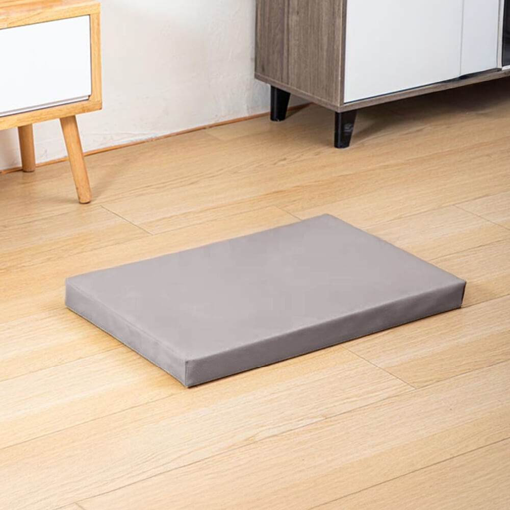 Alfombra de perros plegable ortopédico de cuero PU impermeable