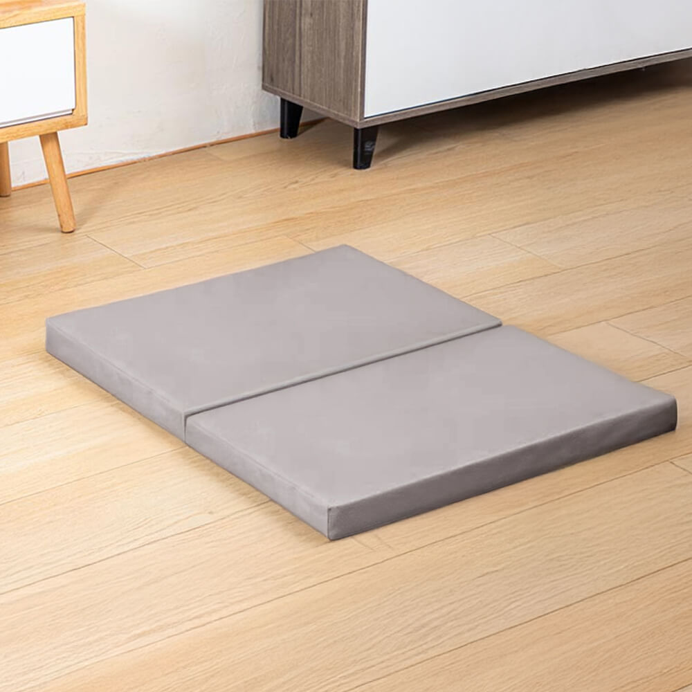 Alfombra de perros plegable ortopédico de cuero PU impermeable