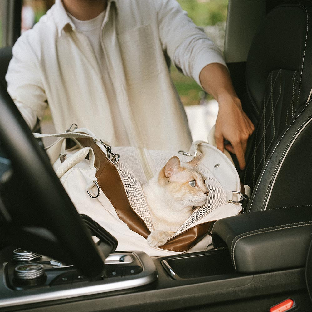 Large Convertible Water-Resistant Safety Dog Car Booster Seat & Carrier - Urban Rover