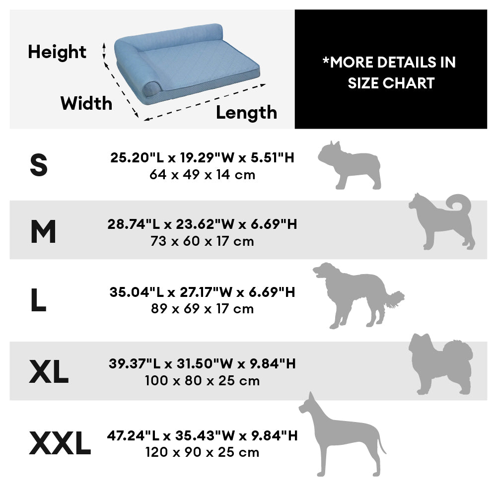 Large Cooling Breathable Non-Slip Orthopedic Dog Bed