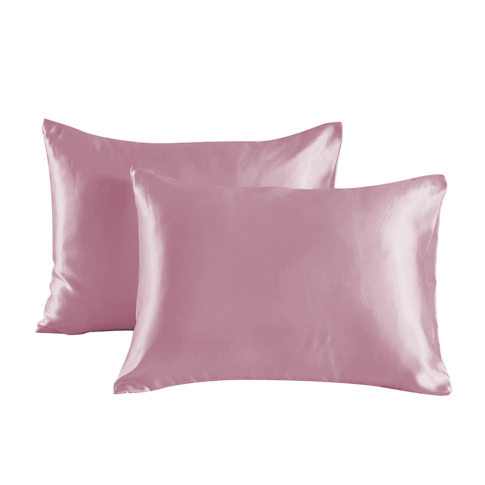 Luxuriöses, weiches, hautfreundliches Stoff-Satin-Kissenbezug-Set