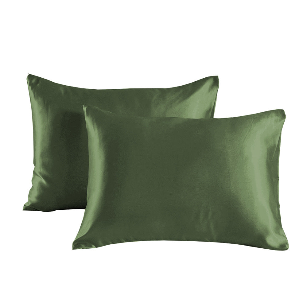 Luxuriöses, weiches, hautfreundliches Stoff-Satin-Kissenbezug-Set