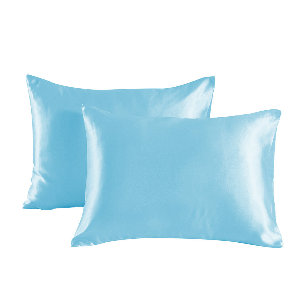 Luxuriöses, weiches, hautfreundliches Stoff-Satin-Kissenbezug-Set