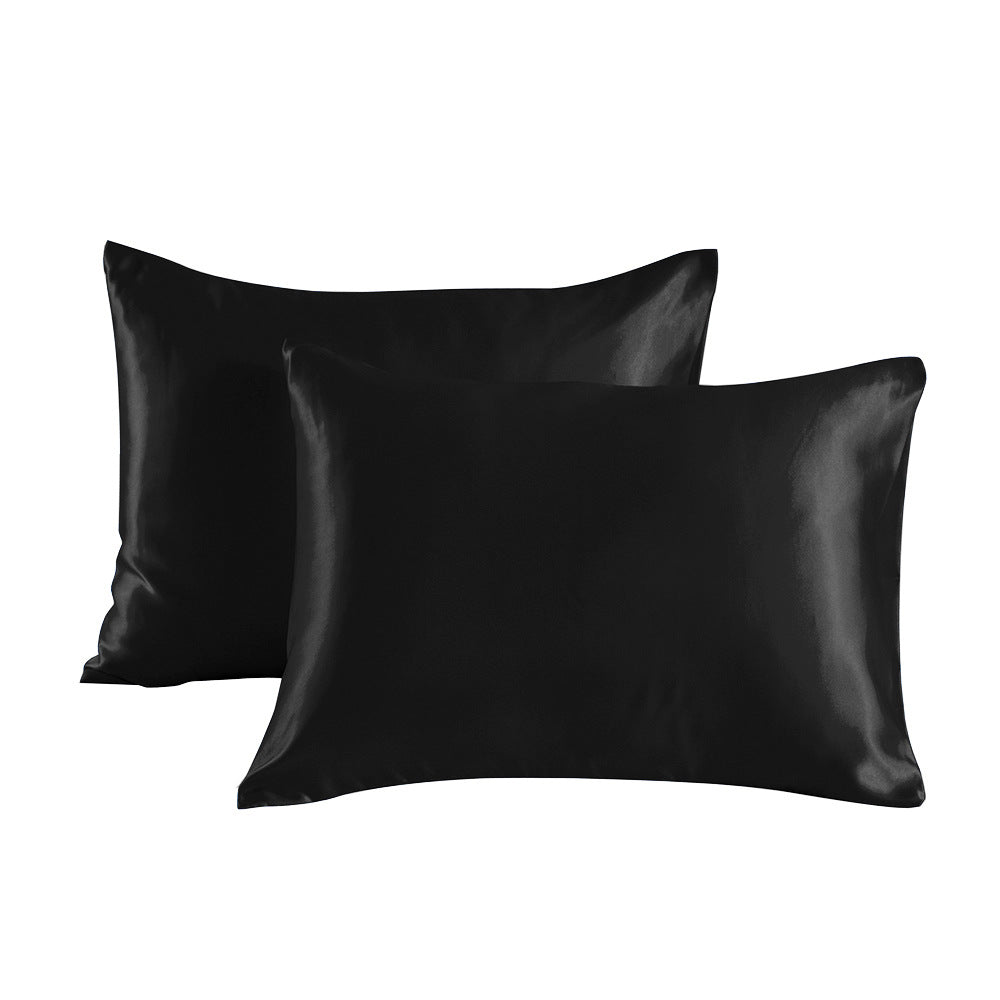 Luxuriöses, weiches, hautfreundliches Stoff-Satin-Kissenbezug-Set