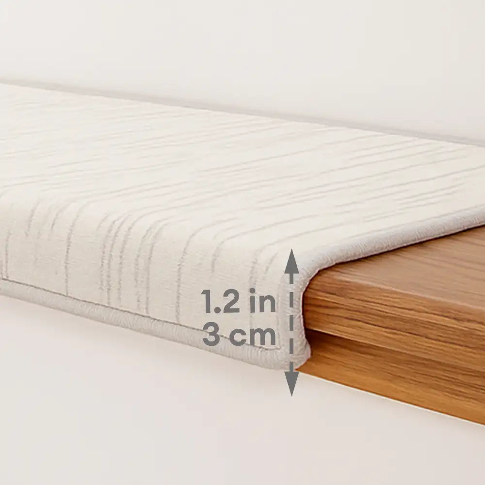 Marble Tufted Thick and Soft Bullnose Non Slip Stair Treads