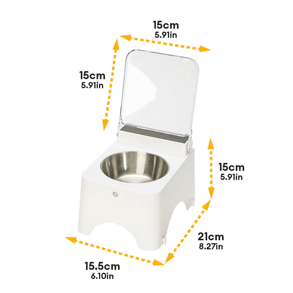 Touch-Free Induction Dustproof Neck Guard Pet Feeder