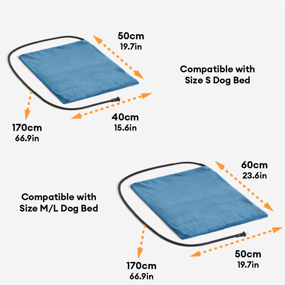 Waterproof&Chewproof Electrical Pet Heated Pad - Safe Warmth