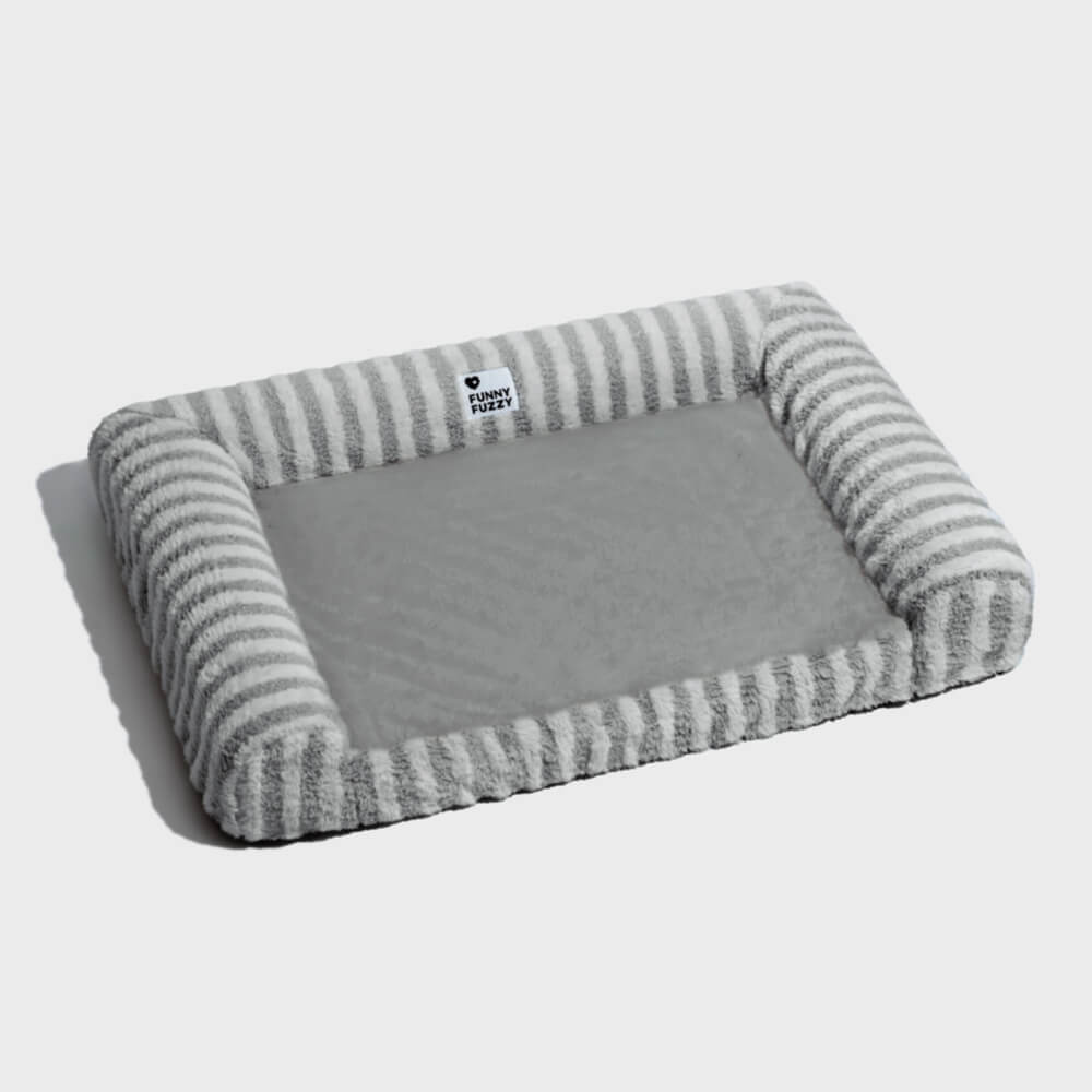 Deluxe Fluffy Full Support Ansieving Larm Bed para perros
