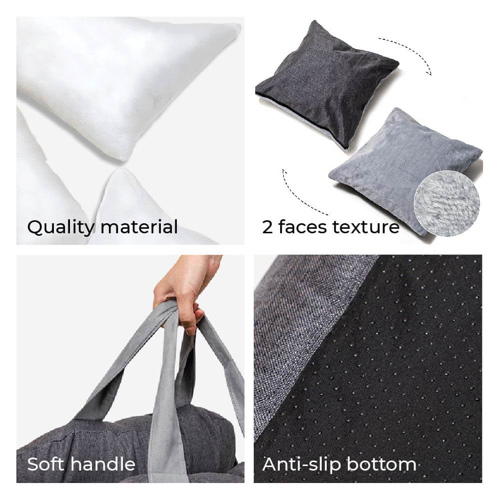 Travel Safety Puppy Dog Car Seat Bed - First Class