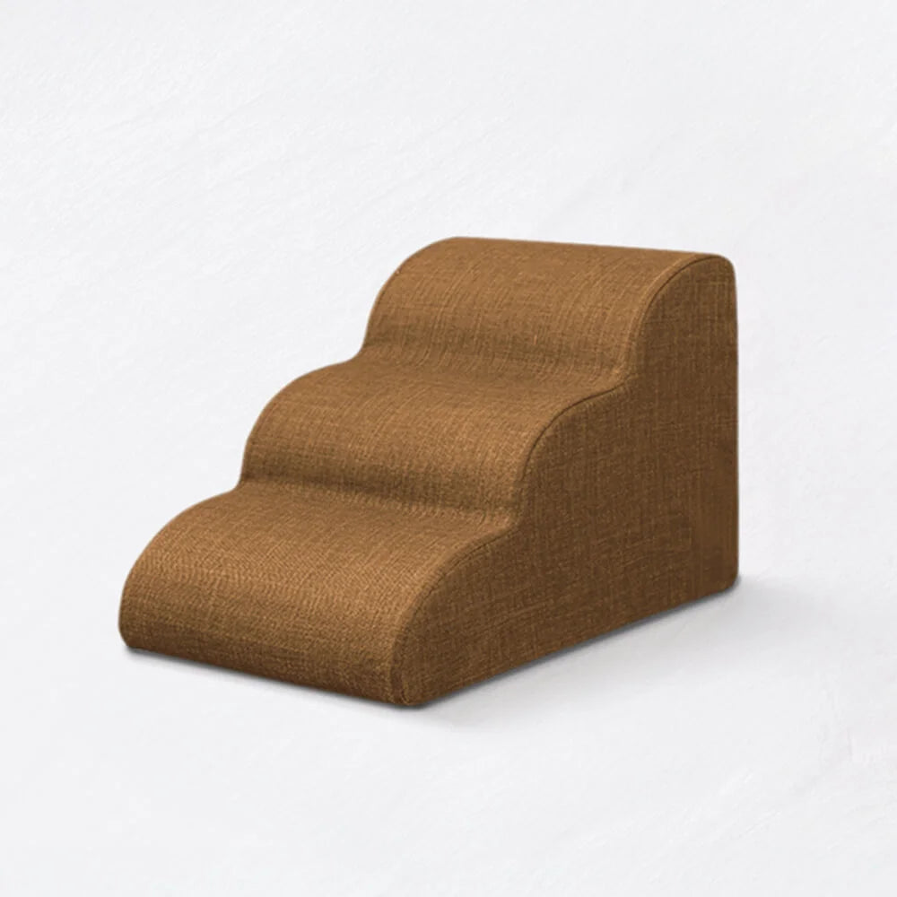Faux Linen Anti-Scratch Joint Protection Dog Stairs