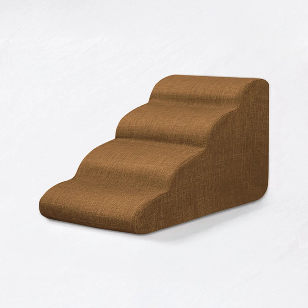 Faux Linen Anti-Scratch Joint Protection Dog Stairs
