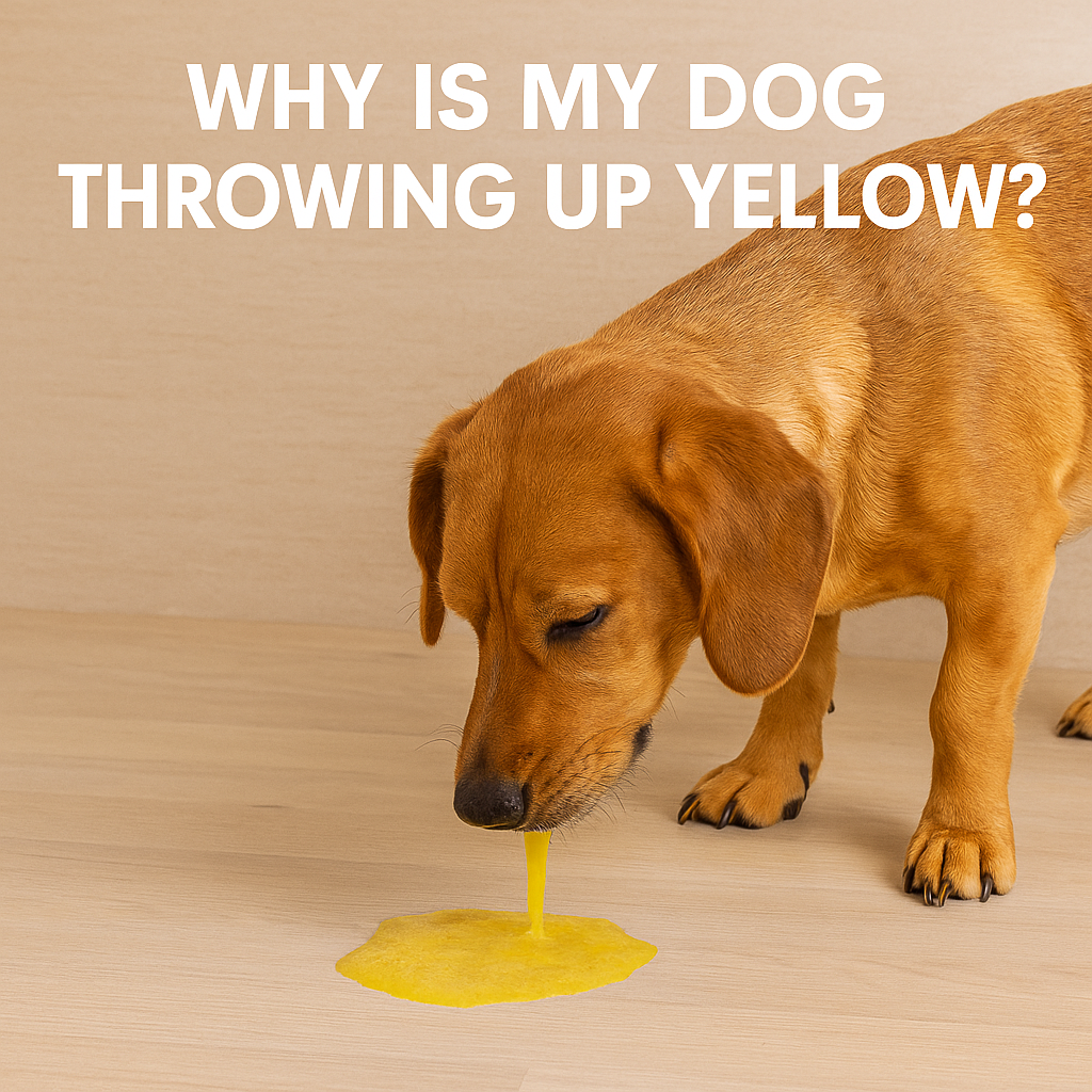 Why Is My Dog Throwing Up Yellow