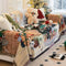 Cubierta de sofá decorativa de punto de punto de Jacquard suave con temas de Navidad