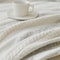 Decorative Stripe Tassel Chenille Throw Couch Cover