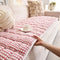 Thick Quilted Anti-Slip Plush Dot Pet-Friendly Pad Couch Cover