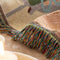 Cubierta de sofá decorativa de punto de punto de Jacquard suave con temas de Navidad