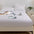 Classic Solid Brushed Double-Layer Waterproof Fitted Sheet Mattress Cover