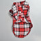 Classic Plaid Dog Shirt - Cozy and Stylish for Every Occasion