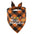 Halloween Pet Plaid Letter Bib | Cotton Gift Bib for Pets